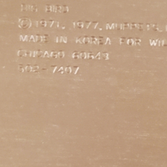 Vtg 70s Wilton Big Bird Cake Baking Mold Sesame Street W Decorating Instructions - Picture 3 of 6